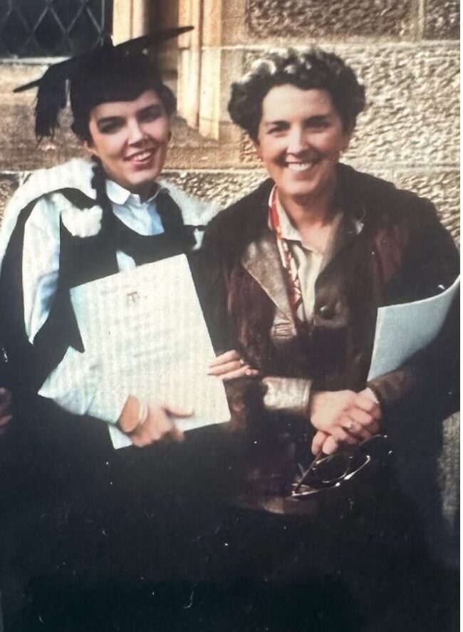 My mum on right and my gran on left